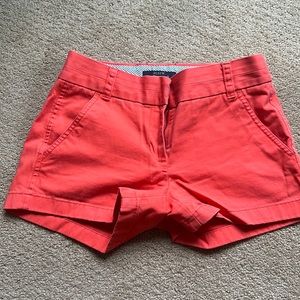 J crew chino shorts size 00 great condition